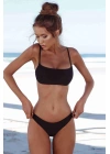 Özel Tasarım Siyah Şık Bikini Takımı