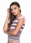 PEMBE GRİ MI Emay 5026 Soft Seamless T Shirt