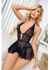 Siyah Fantezi Bodysuit Jesica Bella E-0031