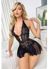 Siyah Fantezi Bodysuit Jesica Bella E-0031