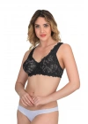 SİYAH MI Emay 178 C Balenli Dantelli Sütyen