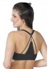 SİYAH MI Emay 187 C Önden Açılır Balenli Sporcu Sütyen