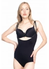 SİYAH MI Emay 2023 Göğsü Açık Body Korse