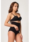 SİYAH MI Emay 2708 Lazer Yüksek Bel Kesim Slip Korse
