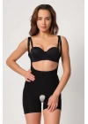 SİYAH MI Emay 2834 Göğsü Açık Ferumalı Tül Popo Boy Lazer Korse