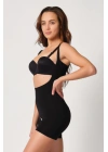 SİYAH MI Emay 2834 Göğsü Açık Ferumalı Tül Popo Boy Lazer Korse