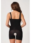SİYAH MI Emay 2834 Göğsü Açık Ferumalı Tül Popo Boy Lazer Korse