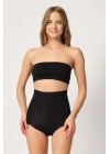 SİYAH MI Emay 2920 Yüksek Bel Karın Desteklı Slip Lazer Korse