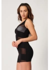 SİYAH MI Emay 2934 Toparlayıcı Elbise Lazer Korse
