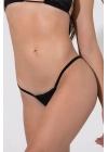 Tanga Fantezi Külot Siyah İp Kenar  80748
