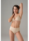 Ten Kadın Yüksek Bel Dikişsiz Tanga String 6003