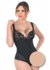 TEN MI Emay 2947 Dantelli Agraflı Body Korse