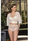 TRANSPARAN BOLERO, SÜTYEN VE BOXER TAKIM EKRU (MGP31433)