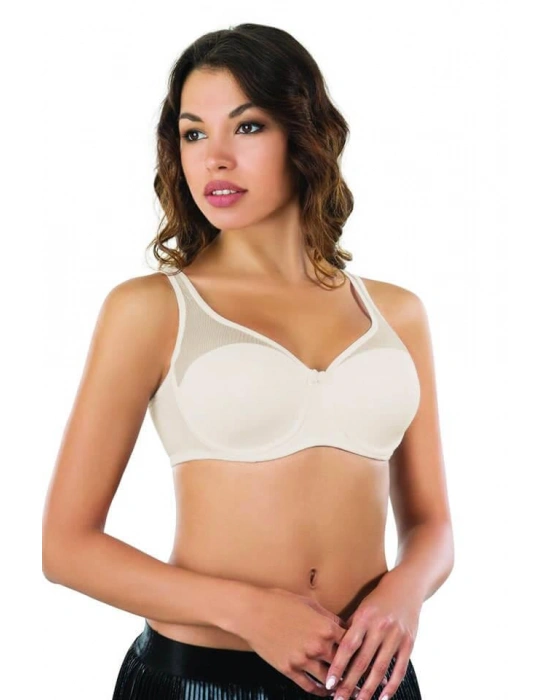 AÇIK TEN MI Emay 167D Pedli Tül Toparlayıcı Sütyen