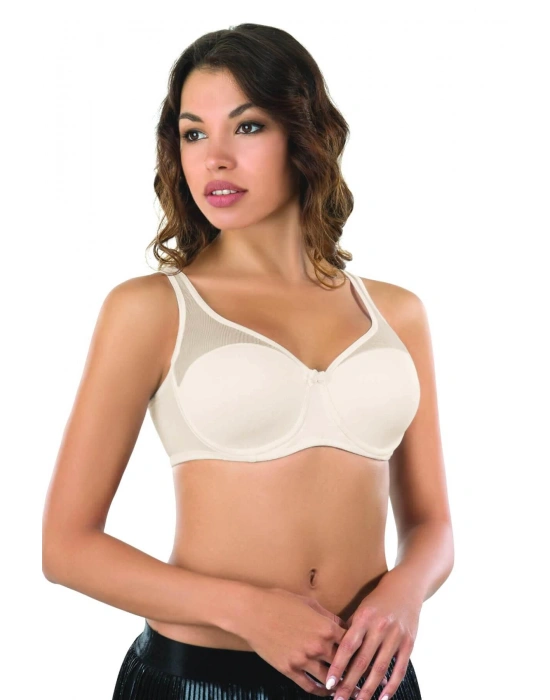 AÇIK TEN MI Emay 167E Pedli Tül Toparlayıcı Sütyen