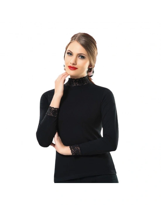 ANIT DANTELLİ UZUN KOL T-SHİRT 2936