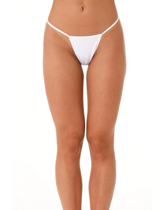 Beyaz Fantezi Tanga Külot 85924