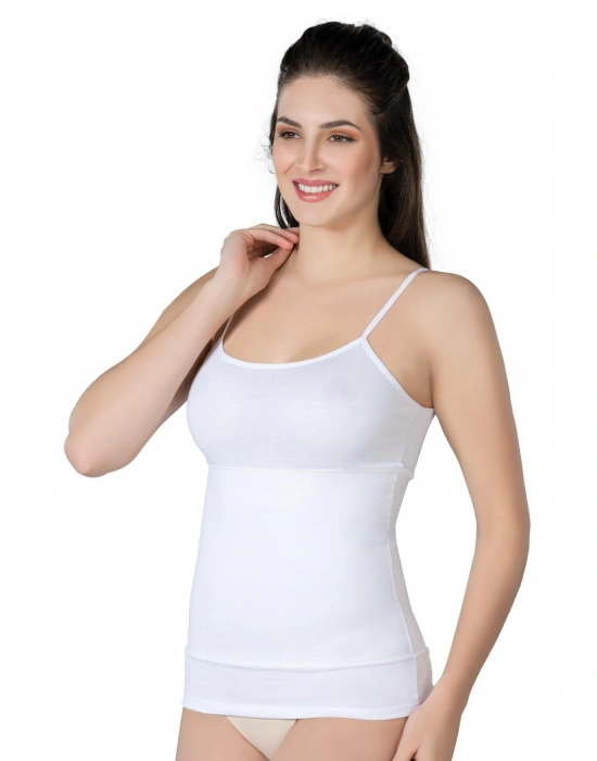 BEYAZ MI Emay 1401 Modal Cotton Kadın Atlet Korse