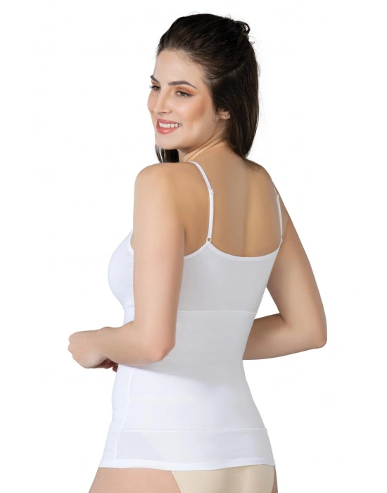 BEYAZ MI Emay 1401 Modal Cotton Kadın Atlet Korse