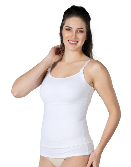 BEYAZ MI Emay 1402 Modal Cotton Emzirme Atlet Korse