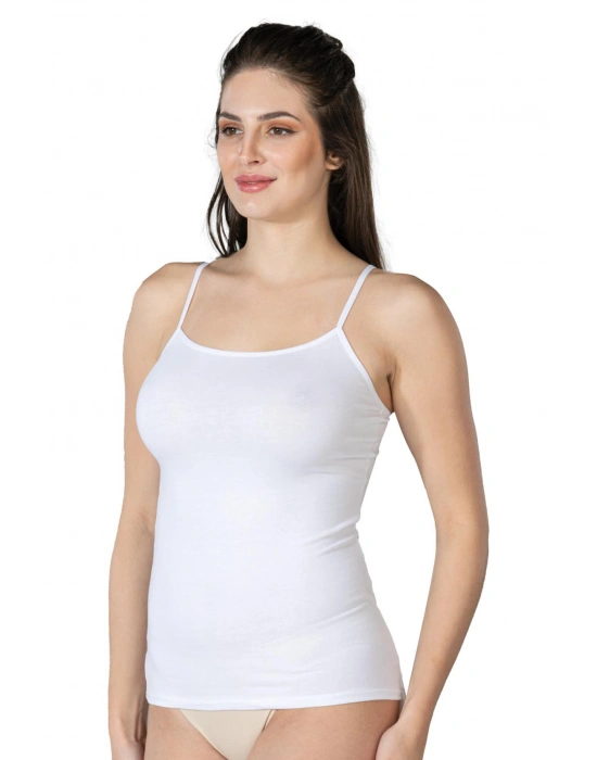 BEYAZ MI Emay 1410 Modal Cotton İnce Askılı Atlet