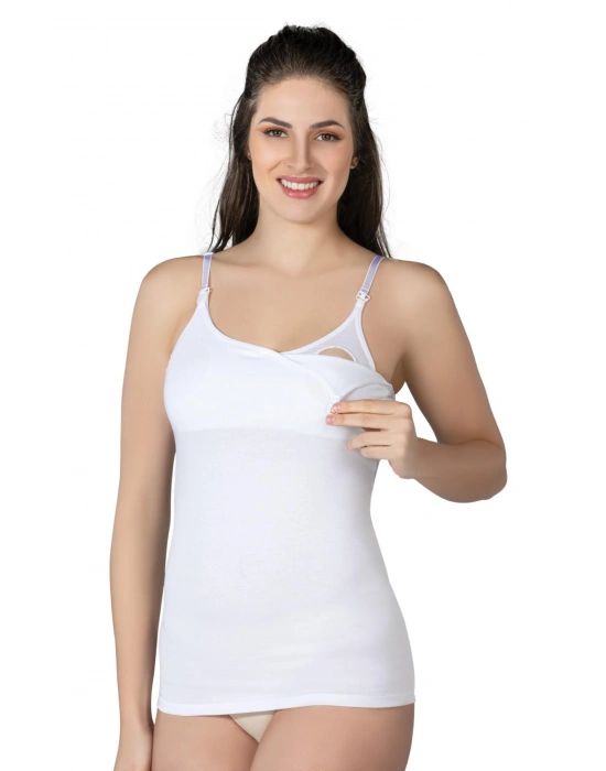 BEYAZ MI Emay 1414 Modal Cotton Emzirme Atlet