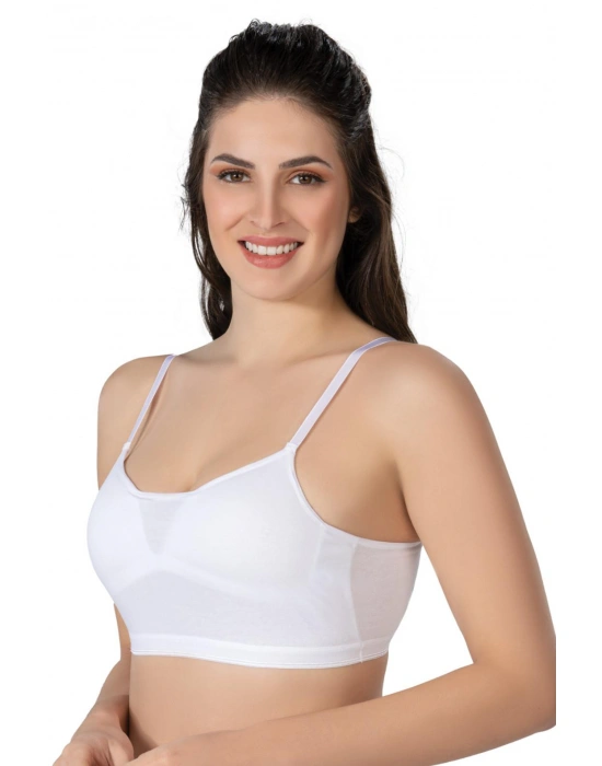 BEYAZ MI Emay 1423 Modal Cotton Kaplı Büstiyer