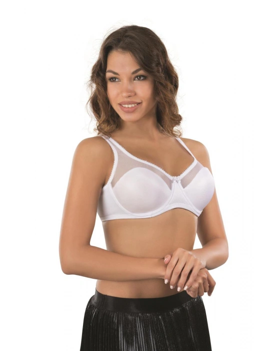 BEYAZ MI Emay 169 C Basic Balenli Toparlayıcı Sütyen