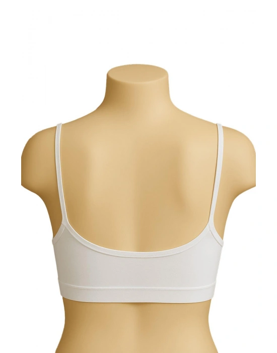 BEYAZ MI Emay 1815 6'Lı Pedli Alıştırma Sütyeni