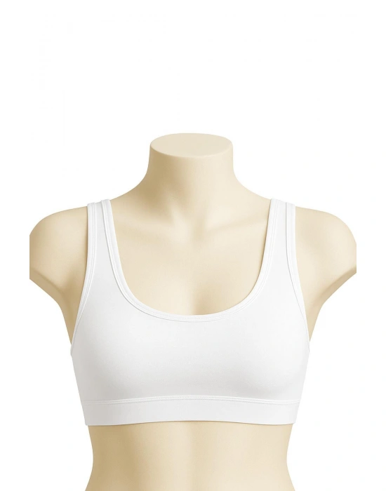 BEYAZ MI Emay 1817 6'Lı Pedli Sporcu Sütyen