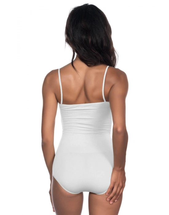 BEYAZ MI Emay 1923 Soft İp Askılı Çıtçıtlı  Body