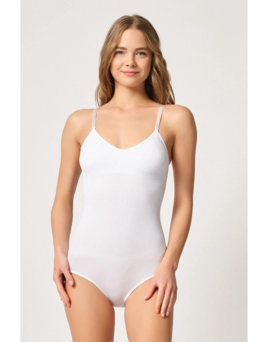 BEYAZ MI Emay 1925 Soft Pedli Çıtçıtlı Body