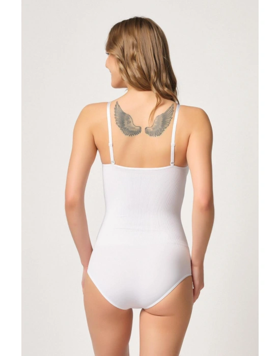 BEYAZ MI Emay 1925 Soft Pedli Çıtçıtlı Body