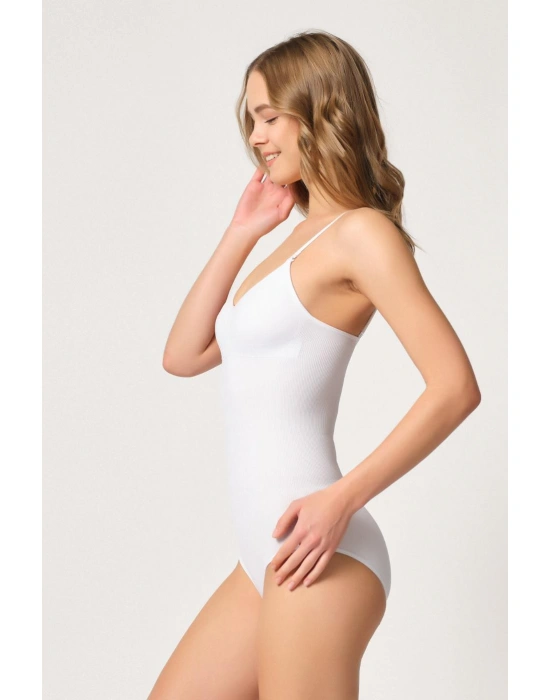 BEYAZ MI Emay 1925 Soft Pedli Çıtçıtlı Body