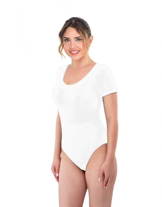 BEYAZ MI Emay 1926 Soft Yarım Kollu Body