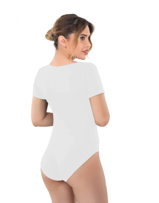 BEYAZ MI Emay 1926 Soft Yarım Kollu Body