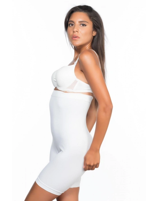 BEYAZ MI Emay 2007 Yüksek Bel Paçalı Korse