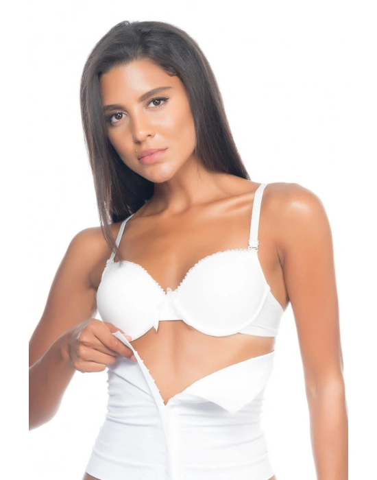 BEYAZ MI Emay 2026 Agraflı Korse