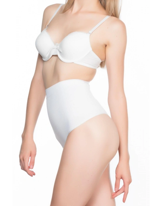 BEYAZ MI Emay 2054 Masajlı String Korse