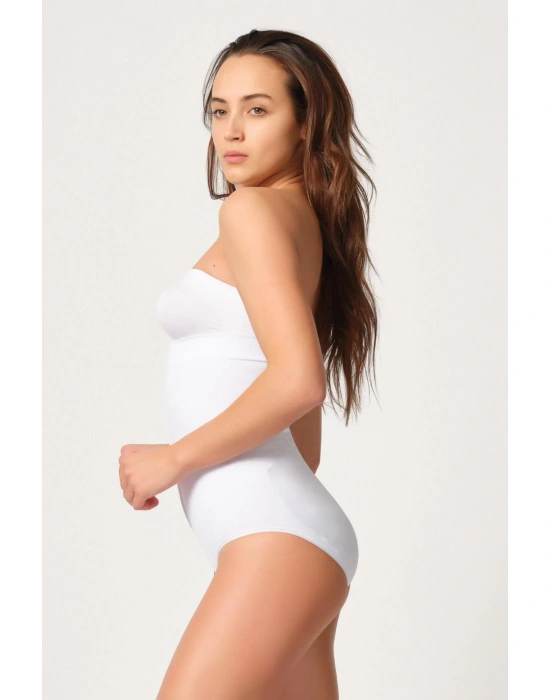 BEYAZ MI Emay 2088 Önden Agraflı Slip Korse