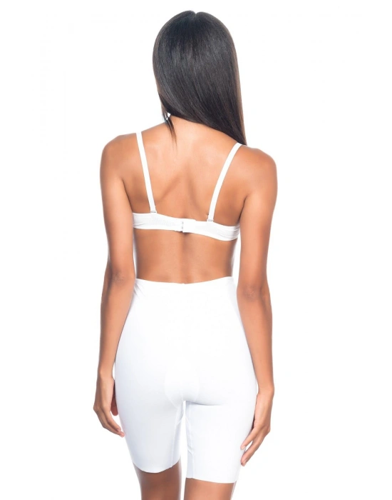 BEYAZ MI Emay 2817 Yüksek Bel Paçalı Lazer Korse