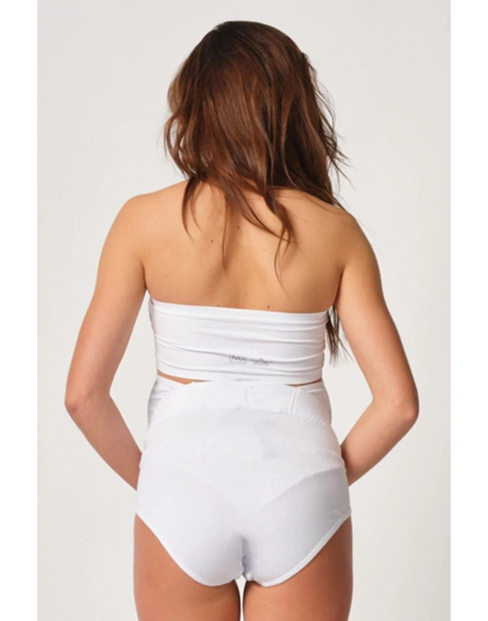 BEYAZ MI Emay 2825 Cotton Hamile Karın Destekleyici Slip Korse
