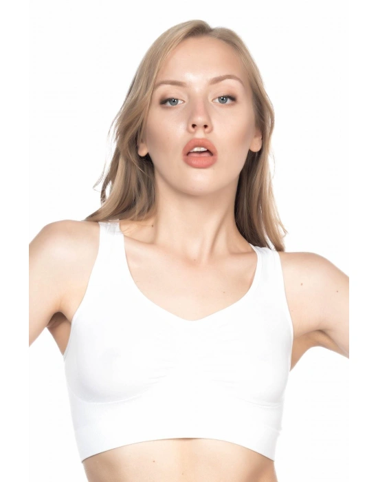 BEYAZ MI Emay 4001 Soft Sporcu Büstiyer