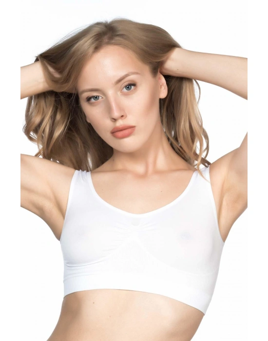 BEYAZ MI Emay 4005 Soft Kalın Askı Büstiyer