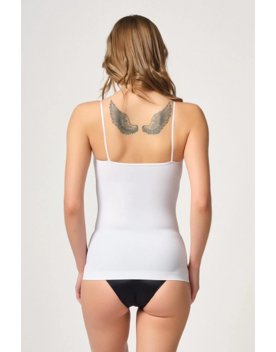 BEYAZ MI Emay 5020 İnce Askılı Atlet Korse