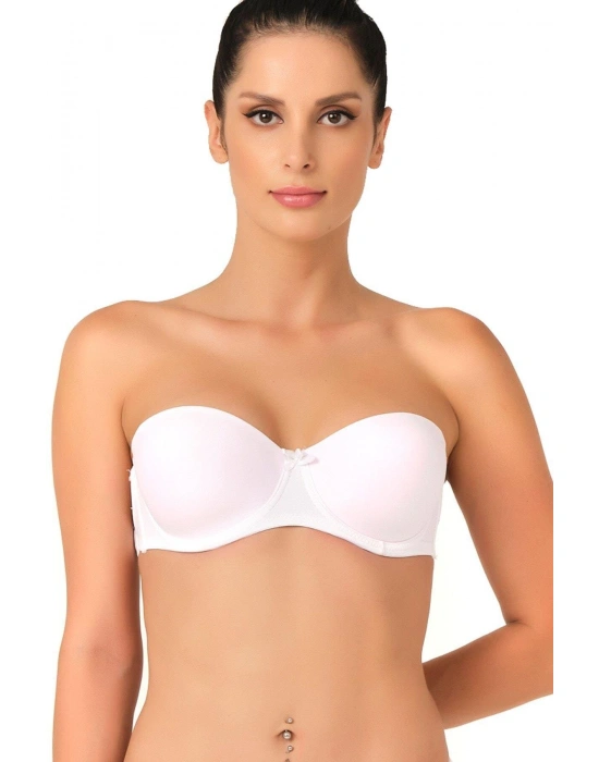 BEYAZ MI Emay 701 Şeffaf Askılı Sütyen