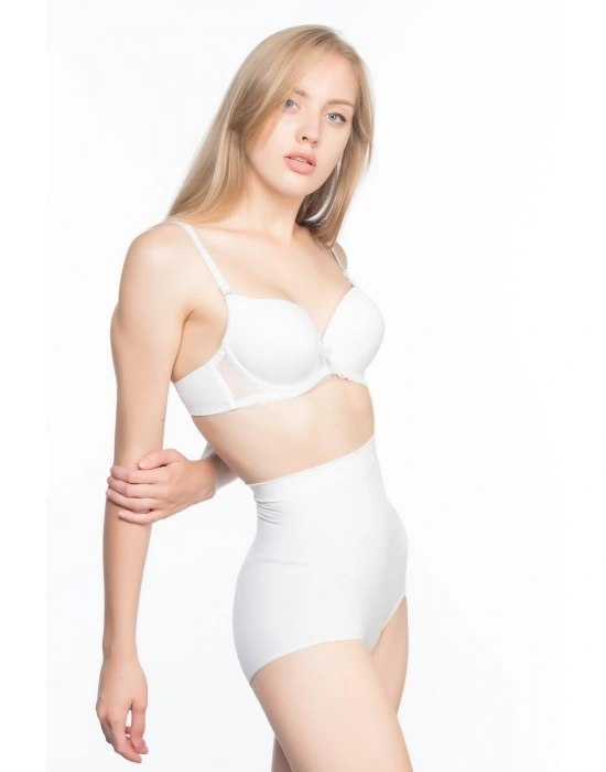 BEYAZ MI Emay 7024 Yüksek Bel Slip Korse