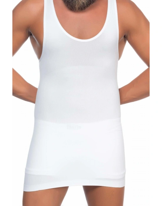 BEYAZ MI Emay  E1002 U Yaka Erkek Korse Atlet