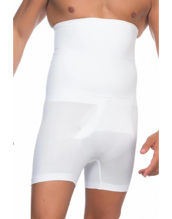BEYAZ MI Emay E1005 Erkek Yüksek Bel Double Boxer Korse