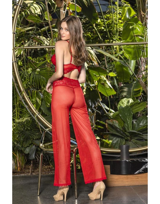 BRALET, PANTOLON VE STRİNG TAKIM KIRMIZI (MGP31314)